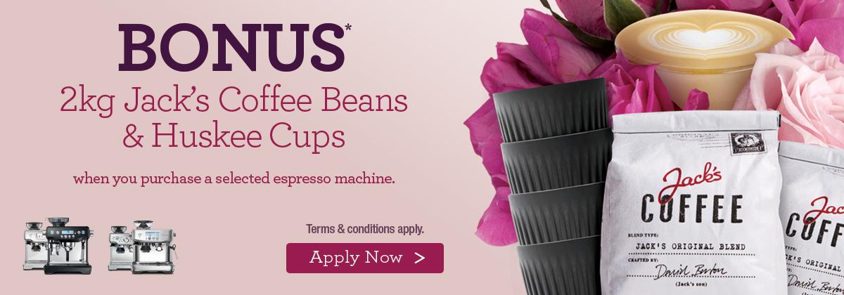 Bonus 2kg Jack's Coffee Beans & Huskee Cups