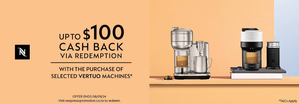 Cash Back with Nespresso